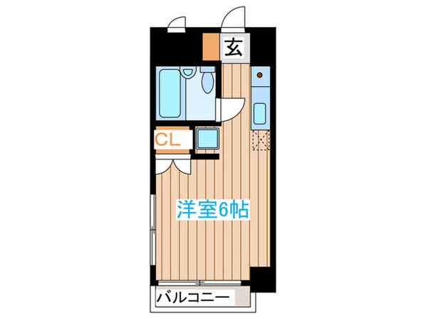 メゾン・ド・ベル(406)の物件間取画像